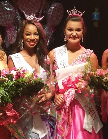 Winners for the 2017 Miss Shelby County Pageant are Chassidy Sumler, Miss Shelby County, and Blakely Channell, Miss Shelby County Outstanding Teen. (Contributed)