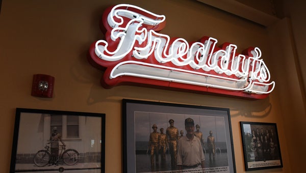 The restaurant features memorabilia from its namesake’s youth and military service. (Photos by Stephen Dawkins)