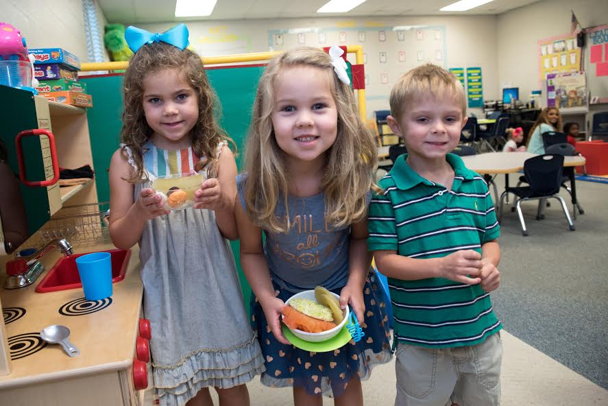 Samantha Simpson's Little Sprouts pre-school class. (Reporter photo/Keith McCoy)