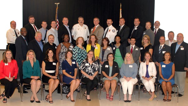 Members of the 2017 Leadership Shelby County class were introduced at an alumni breakfast Aug. 30 at Jefferson State Community College's Shelby-Hoover campus. (Contributed)