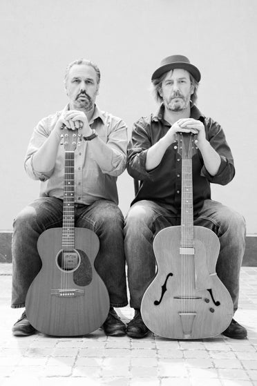 Brothers Marc and Luc Borms will entertain guests with Belgium Blues at the Shelby County Arts Council on Sept. 22 at 7 p.m. (Contributed)