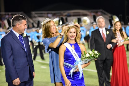 Sarah Lynn Sharpton was crowned the school’s homecoming queen.
