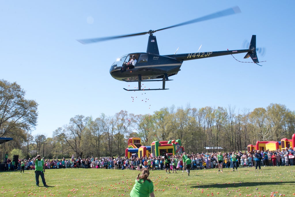 Cultivate Church sets date for annual helicopter egg drop Shelby
